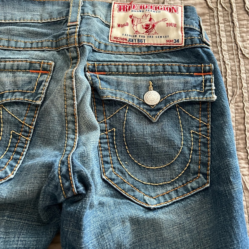 Joey Big T True Religion blue denim jeans